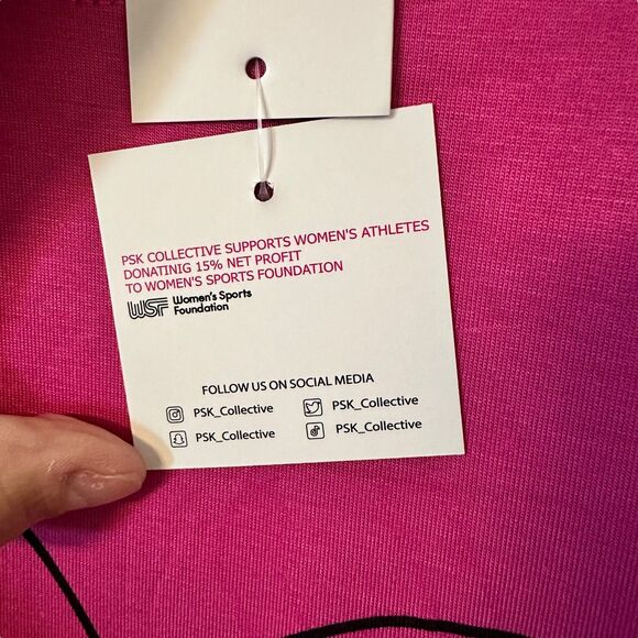 PSK Collective "Be You, The World Will Adjust" Fuscia Graphic Tee Size 3X NWT - Picture 4 of 7